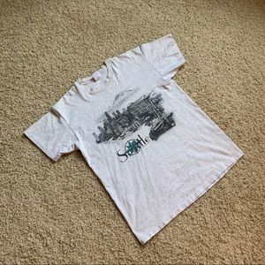 Vintage 1995 Seattle Skyline Shirt